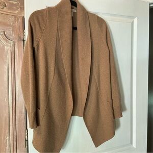 Banana Republic Tan Cardigan 100% Cashmere